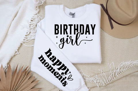 Birthday girl Sleeve SVG Design, Inspirational sleeve SVG, Motivational Sleeve SVG Design, Positive Sleeve SVG SVG Regulrcrative 