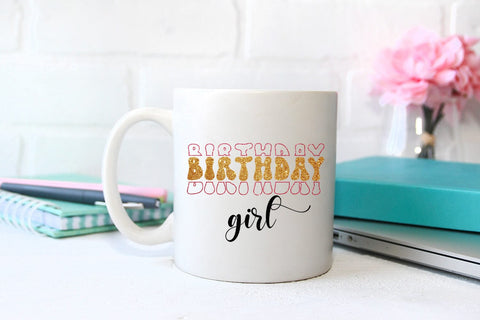 Birthday Girl Sublimation I Birthday Tshirt Sublimation PNG SVG Happy Printables Club 