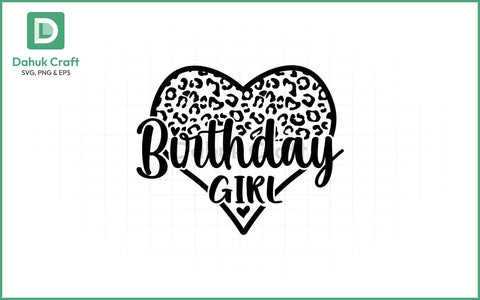 Birthday Girl SVG – Balloon Style Birthday Girl SVG PNG & EPS V4 SVG dahukdesign 