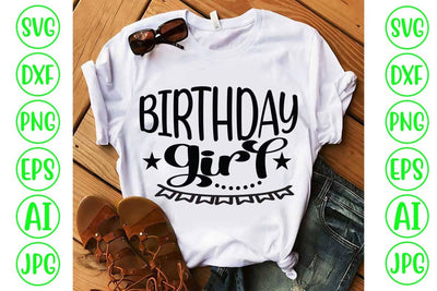 Birthday Girl SVG Design SVG Syaman 