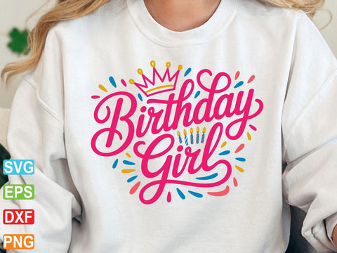 Birthday Girl SVG, (Digital Download) SVG Creativeart88 