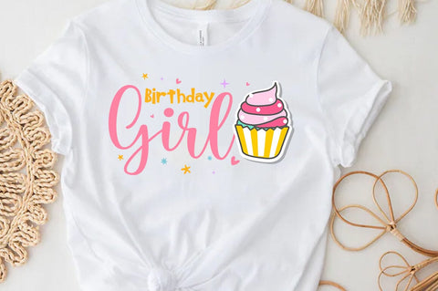 Birthday Girl Unicorn SVG SVG FiveStarCrafting 