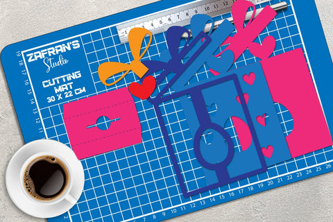 Birthday Kinder Holder Layered Papercut SVG zafrans studio 