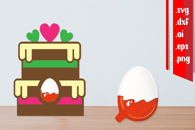 Birthday Kinder Holder Layered Papercut SVG zafrans studio 