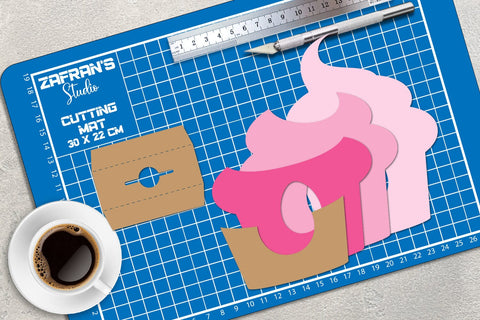 Birthday Kinder Holder Layered Papercut SVG zafrans studio 