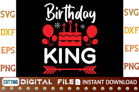 Birthday King svg SVG designer krishna 