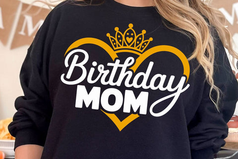 Birthday Mama SVG, Birthday Mom svg, Crown, Queen Birthday, Its My Birthday svg, Birthday shirt svg, Birthday Party svg, Cricut, Queen SVG SVG DesignDestine 
