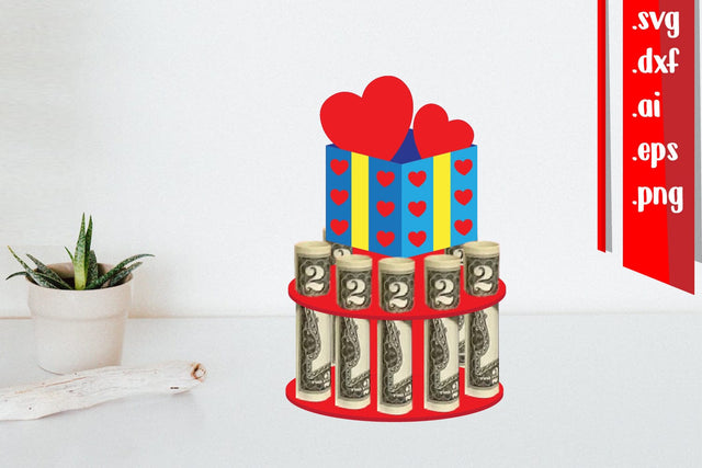 Birthday Money Cake | Gift Box Money Cake 3D Paper zafrans studio 