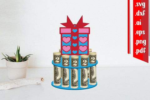 Birthday Money Cake SVG zafrans studio 