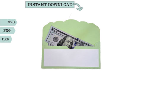 Birthday Money Gift Envelope SVG | Ice Cream Cone & Happy Birthday Design SVG Sharia Morton Designs 