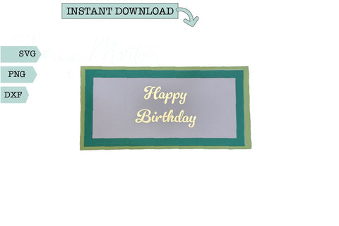 Birthday Money Gift Envelope SVG | Ice Cream Cone & Happy Birthday Design SVG Sharia Morton Designs 