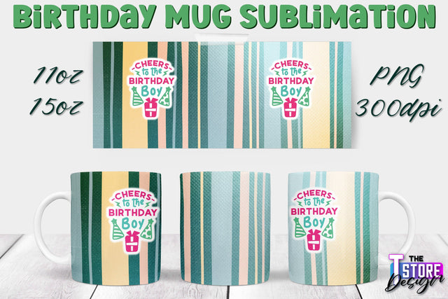Birthday Mug Sublimation | 11 Oz 15 Oz Mug Sublimation | PNG File Sublimation The T Store Design 