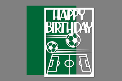 Birthday Papercut, Football Birthday, Happy Birthday SVG zafrans studio 