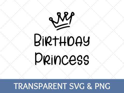 Birthday Princess SVG SVG Paige Cole Studio 