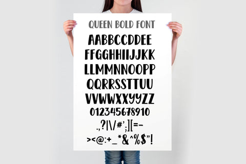 Birthday Queen SVG Bundle, Includes Bold & Calligraphy Fonts SVG TonisArtStudio 