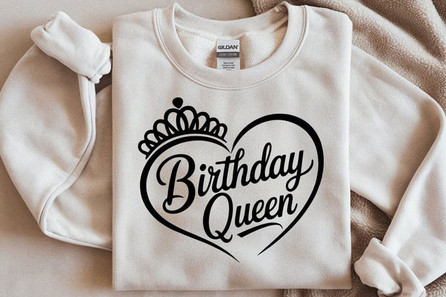 Birthday Queen SVG PNG: Party Shirt Design SVG DesignDestine 