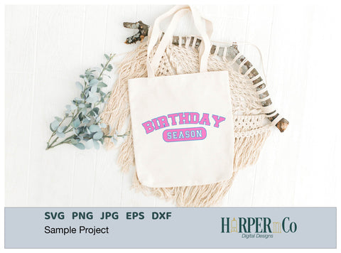 Birthday Season Laser SVG EPS Cut File SVG HarperNCo 