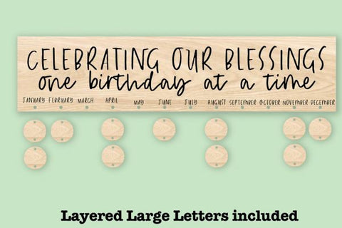 Birthday Sign Laser SVG File SVG Crafting With Brenna 