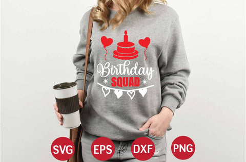Birthday Squad svg SVG designer krishna 