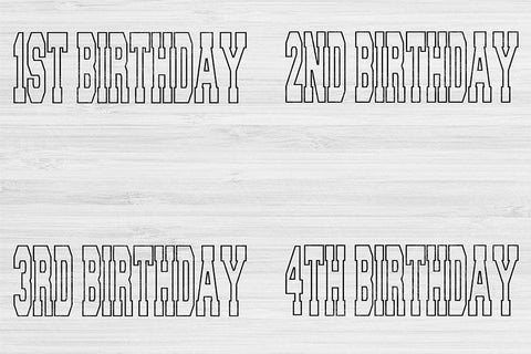 Birthday Svg Png Cut Files, Block Birthday Girl Svg Files For Cricut, Sweet Sixteen Svg Digital Designs Birthday Bundle Shirt Sublimation SVG TiffsCraftyCreations 