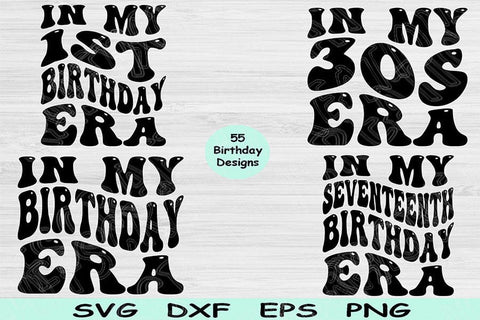Birthday Svg Png Cut Files, In My Era Svg, Birthday Girl Svg Files For Cricut, Sweet Sixteen Svg Silhouette Digital Designs Birthday Bundle SVG TiffsCraftyCreations 