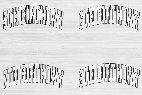 Birthday Svg Png Cut Files, In My Era Svg, Birthday Girl Svg Files For Cricut, Sweet Sixteen Svg Silhouette Digital Designs Birthday Bundle SVG TiffsCraftyCreations 
