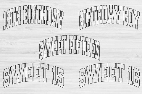 Birthday Svg Png Cut Files, In My Era Svg, Birthday Girl Svg Files For Cricut, Sweet Sixteen Svg Silhouette Digital Designs Birthday Bundle SVG TiffsCraftyCreations 
