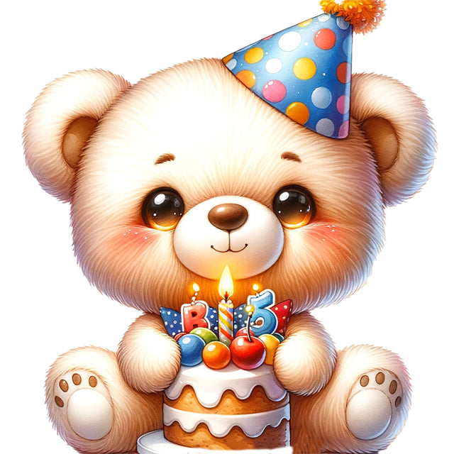 Birthday Teddy Bear,Illustrator Clipart,Quotes and Sayings,Food & Drink,On Sale, Print & Cut Sublimation Newmockups 