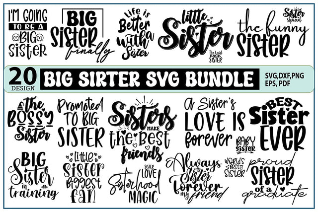 Bis Sister SVG Bundle, Sister SVG SVG orpitasn 