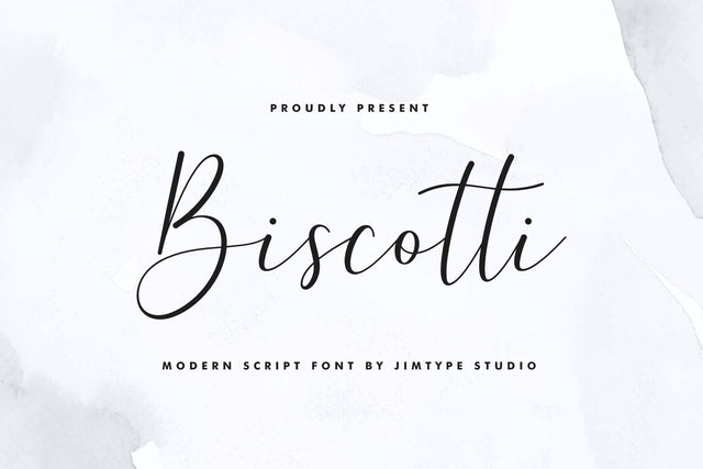Biscotti Script Font - Wedding Business Font Jimtype Studio 
