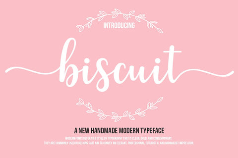 Biscuit Font Studio Natural Ink 