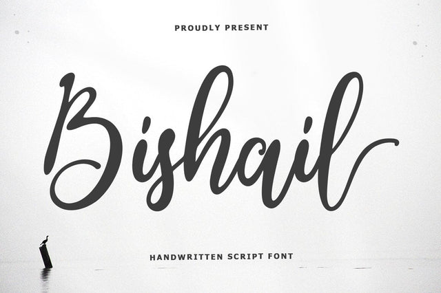 Bishail Script Font Rastype 