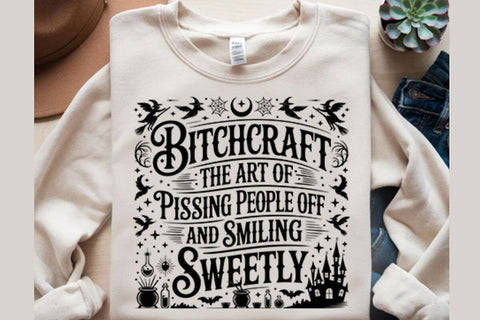 Bitch craft Funny Halloween PNG Designs Sublimation shah alam 