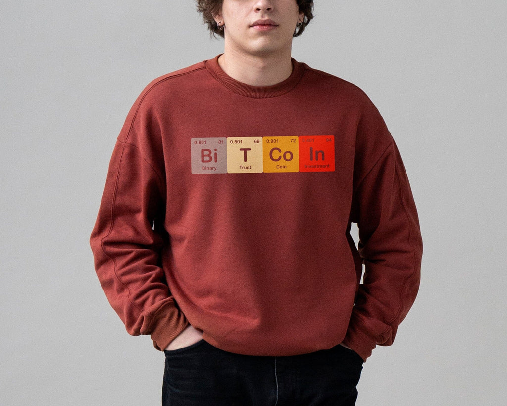 Bitcoin Periodic Table Cryptocurrency BTC Funny Vintage Vector T-shirt ...