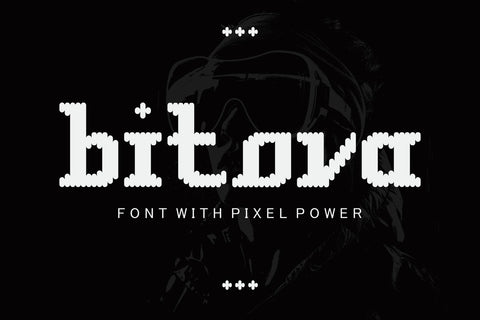 Bitova - Pixel Power Rounded Font Font Mozzatype 