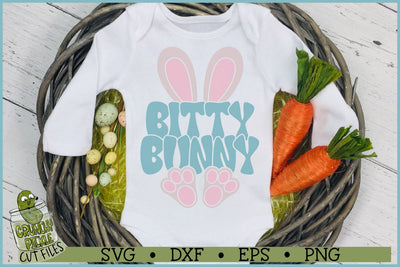 Bitty Bunny Ears and Feet SVG File SVG Crunchy Pickle 