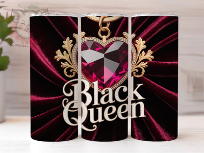 Black Afro Queen Empowerment Tumbler Wrap, Afro Queen, Melanin Pride, Empowerment Theme, Bold Design, Glam Wrap, Sublimation Design Sublimation Lara' s Designs 