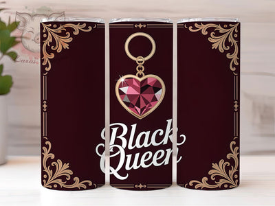 Black Afro Queen Empowerment Tumbler Wrap, Afro Queen, Melanin Pride, Empowerment Theme, Bold Design, Glam Wrap, Sublimation Design Sublimation Lara' s Designs 