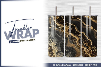 Black and gold abstract marble texture Sublimation Regulrcrative 