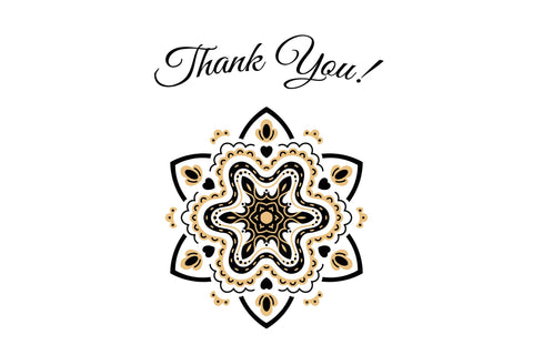 Black And Gold Mandala Sublimation Rin Green 