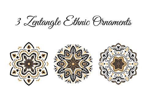 Black And Gold Mandala Sublimation Rin Green 