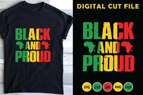Black and Proud, Black History Month SVG SVG CraftLabSVG 