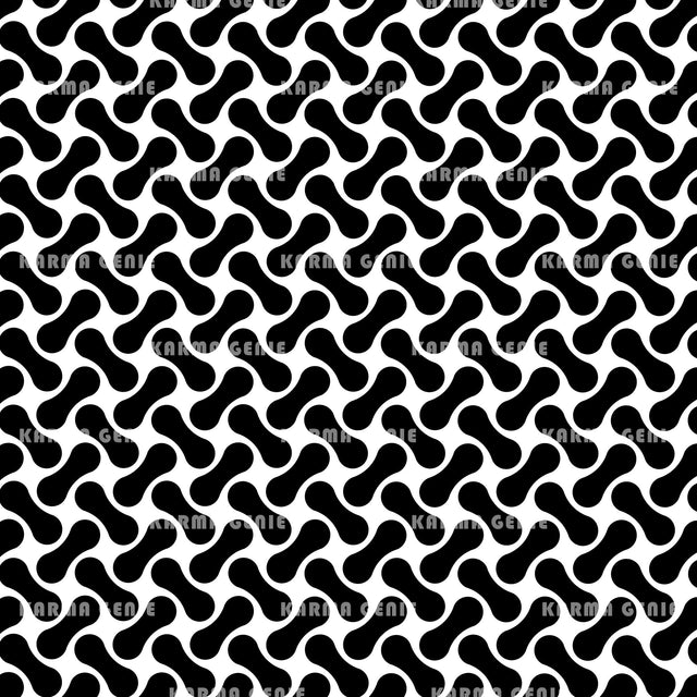 Black And White Retro Sixties Seventies Background Pattern Digital Paper Digital Pattern Karma Genie Graphics 