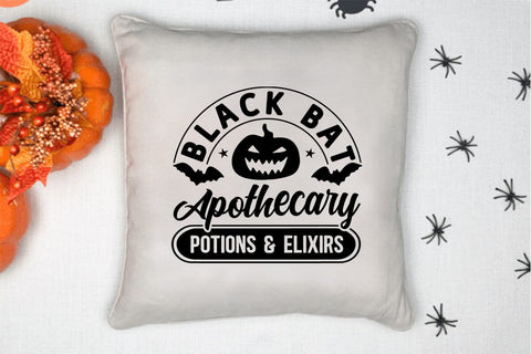 Black bat apothecary potions & elixirs SVG Angelina750 