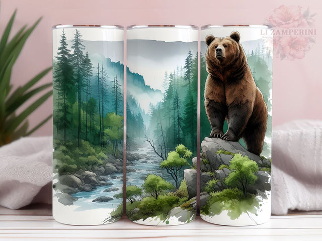 Black Bear Hunting Season 20oz Tumbler Wrap PNG, Bear Hunting Tumber Png, Straight & Tapered Tumbler Wrap, Instant Digital Download Sublimation Li Zamperini 