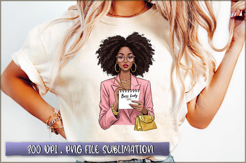 Black Boss Lady Girl Boss Lady Sublimation Sublimation Shetara Begum 