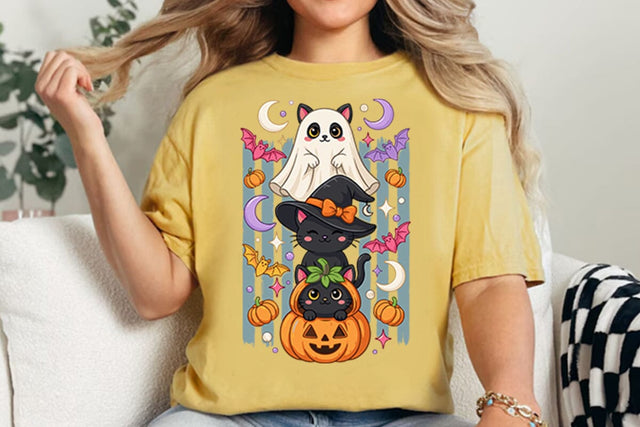 Black Cats Halloween Sublimation Png Sublimation Shahin alam 