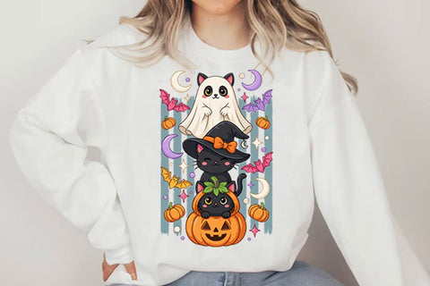 Black Cats Halloween Sublimation Png Sublimation Shahin alam 