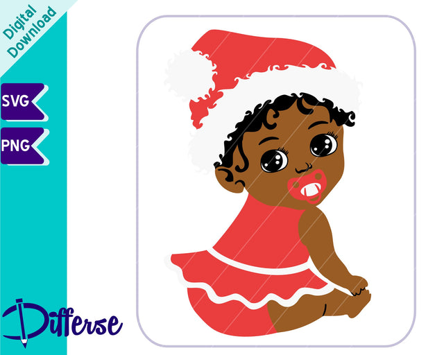 Black Christmas Baby SVG | Babies First Christmas SVG SVG Differse 