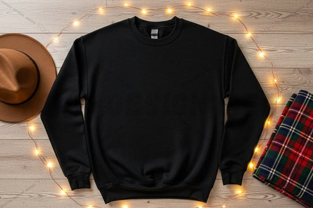 Black crew neck t-shirt mockup Mock Up Photo Designangry 